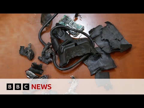 Pagers and walkie-talkies banned at Beirut airport | BBC News