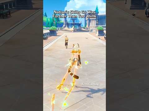 How Far Can Natlan Characters Go With One Skill? #genshinimpact #genshin #hoyoverse #shorts #natlan