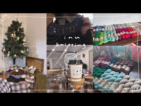 vlog🧶北海道でドイツの手染め糸mominoki yarnののイベントをします🌲/準備風景