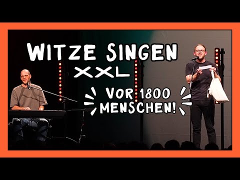 Singing jokes XXL (in front of 1800 people) // by Sven Bensmann #comedy #jokes #music #singing