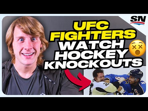 UFC Fighters React To Hockey Fights | Paddy Pimblett, Tom Aspinall and More