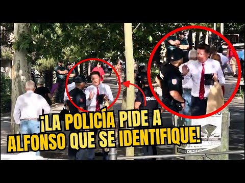 La POLICÍA se encara con ALFONSO ROJO  ¡El MASTODÓNTICO despliegue por BEGOÑA!