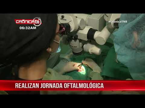 Pacientes con bultos en los párpados son operados en el Centro de Oftalmología - Nicaragua