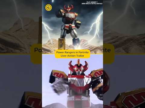 Power Rangers Fortnite Ad vs TV Show