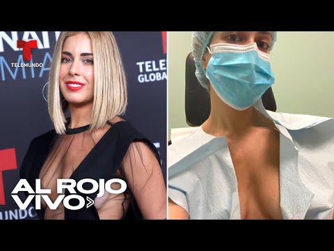 Carmen Aub se retira los implantes de senos y vuelve a su talla normal | Al Rojo Vivo | Telemundo