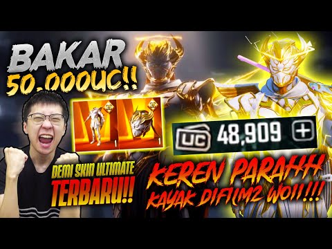 BAKAR 50 RIBU UC DEMI SKIN ULTIMATE WINGED CAVALRY TERBARU?! KEREN PARAHH!! | PUBG MOBILE