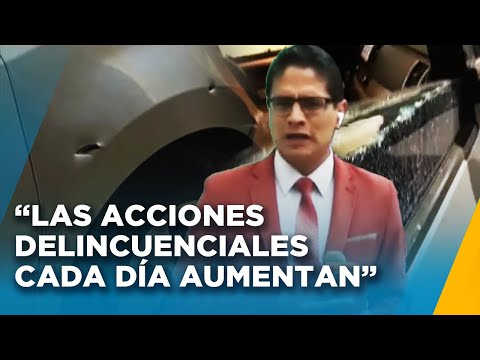 Disparan contra miniván con pasajeros: Extorsiones a empresa de transportes en Trujillo