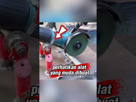 perhatikam cara membuat dudukan gerinda #faktaunik #shrots