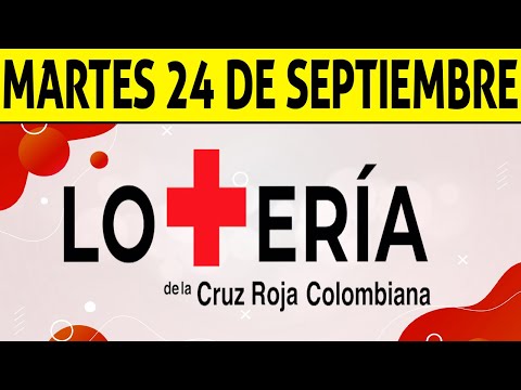 Resultados Lotería de la CRUZ ROJA del Martes 24 de Septiembre 2024  PREMIO MAYOR