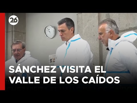ESPAÑA | El presidente Pedro Sánchez vsita el Valle de los Caídos