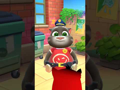 fat Police Can't Catch the thief #diycosplay #mytalkingtom #mytalkingtom2 #funny #cosplay