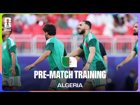 تدريبات الجزائر قبل مواجهة سويسرا | كأس العالم 2026