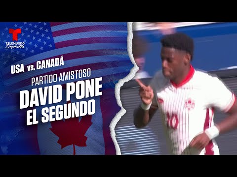 Goal Jonathan David | USA vs. Canadá 0-2 | Fútbol USA | Telemundo Deportes