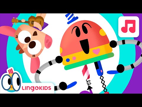 Head Shoulders Knees and Toes 🎶 Dance with Baby Bot | Lingokids