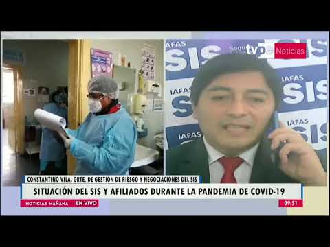 Noticias Mañana | Constantino Vila - gerente de Gestión de Riesgo del SIS- 22/03/2022