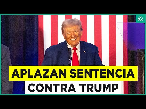 Aplazan la sentencia a Donald Trump para después de las elecciones