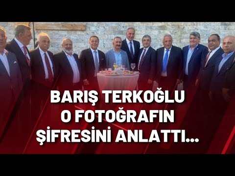 Barış Terkoğlu o fotoğrafın şifresini anlattı