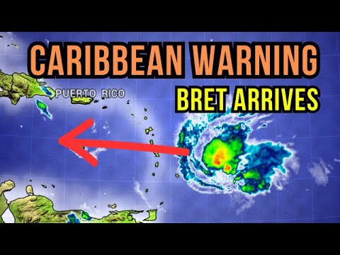 Caribbean under Warnings as Tropical Storm Bret Arrives…