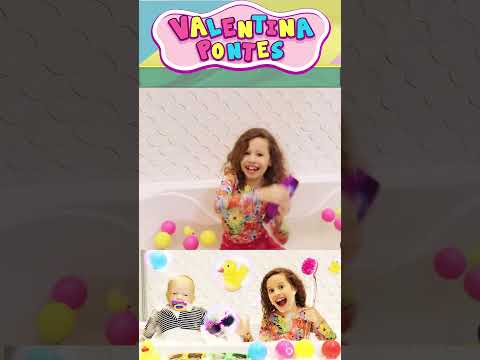 Aprendendo cores e números em inglês com a Valentina #infancia  #criança 1040