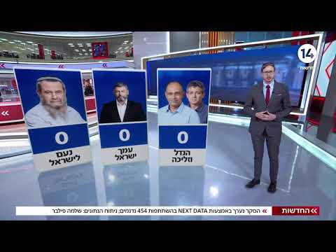 סקר המנדטים של חדשות 14 | השינויים במפת המנדטים לאחר הפרישה של גנץ | החדשות