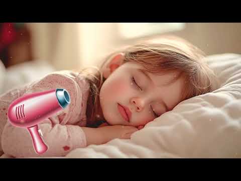 เสียงเครื่องเป่าผมสำหรับบำบัดการนอน | ไม่มีโฆษณา แทรกแซงการหลับ | Sounds Dryer Relax Sleep