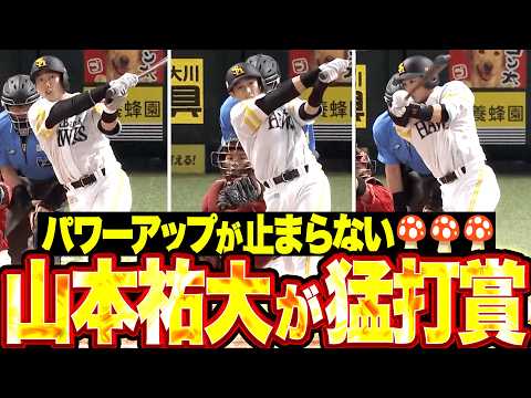 【打率.344】山本祐大『パワーアップが止まらない🍄🍄🍄 “打てる捕手”の期待に応える3安打猛打賞!! 』