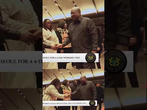 Mahama Lands in Korea: Bilateral Talks With President Lee Jae Myung