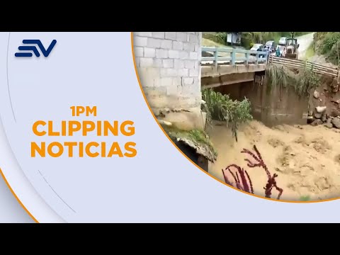 El desbordamiento del río Ambocas provocó daños en Loja y El Oro | Televistazo | Ecuavisa