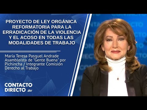 Entrevista con María Teresa Pasquel - Ponente Ley Violencia y Acoso Laboral | Contacto Directo