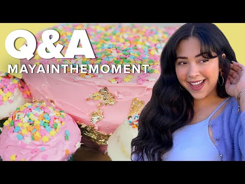 Maya From Pero Like Answers Questions While Decorating Cakes ? Tasty
