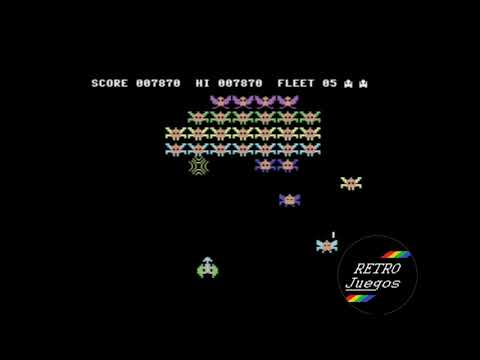 Galaxions para Commodore 64 - Review de RETROJuegos de Fabio Didone