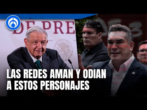 AMLO de los más queridos en redes sociales; 'Alito' encabeza los menos queridos