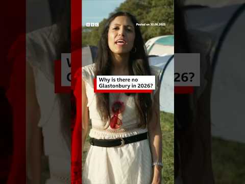 Why isn't Glastonbury Festival happening in 2026? #GlastonburyFestival #BBCNews
