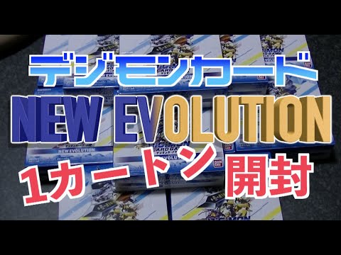デジモンカードゲーム「NEW EVOLUTION」1カートン開封
