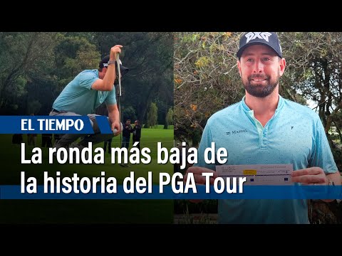 ¡Histórico! La ronda más baja de la historia del PGA Tour se hizo en Bogotá | El Tiempo