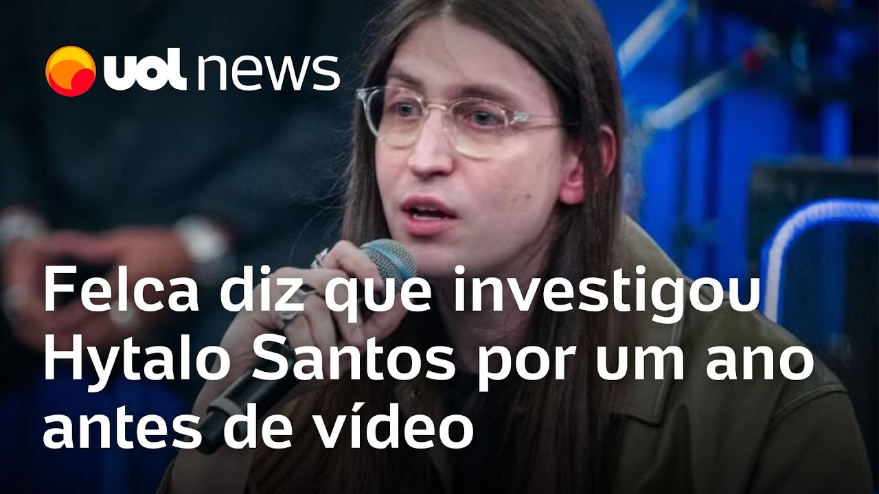 Felca diz que investigou Hytalo Santos por um ano antes de vídeo Ficava com muita agonia