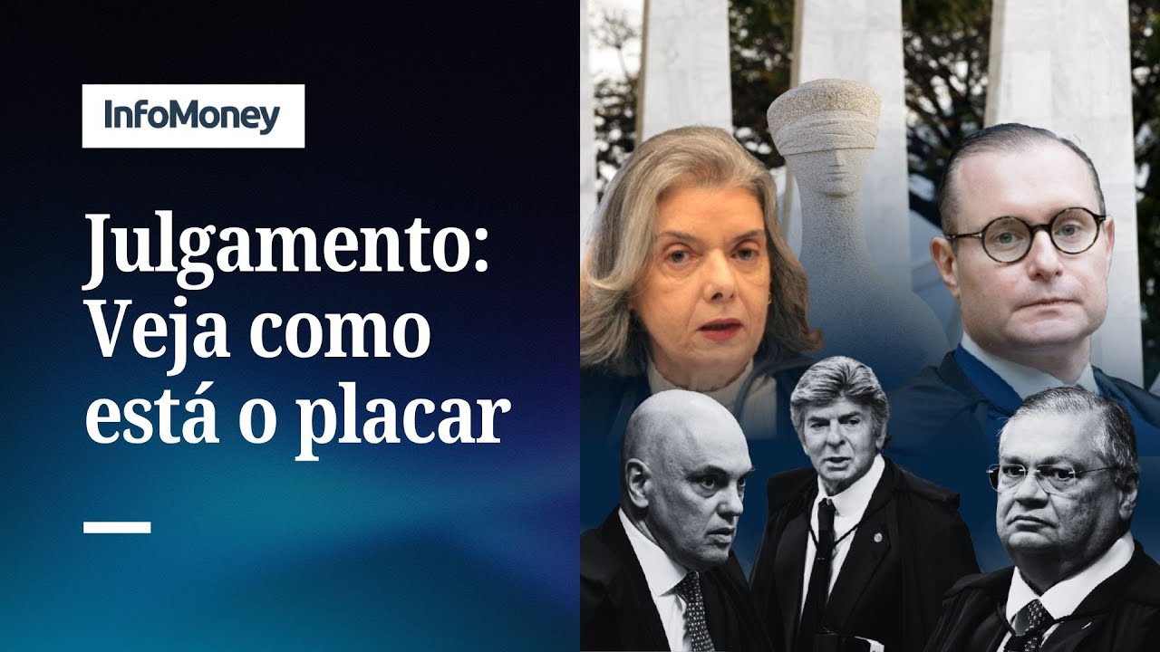 Julgamento de Bolsonaro tem placar de 2 a 1 pela condenação dele e outros sete réus | InfoMoney News
