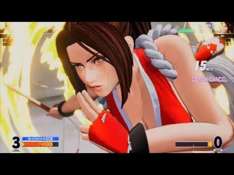 KOF15　不知火舞　弱パンから決める３０Hitコンボ　ほぼリーサル