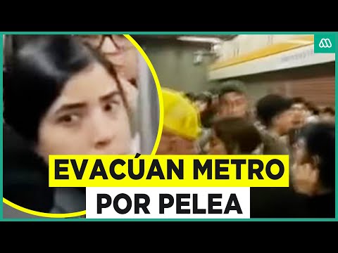 Evacúan vagones del Metro por pelea con arma blanca: Un hombre amenazó con disparar