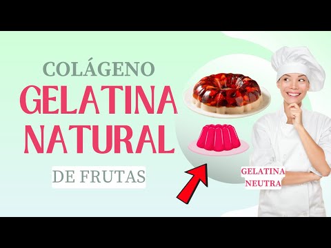 Gelatina Natural de Frutas FITNESS  Receita Recheada de Colágeno. Delícia!