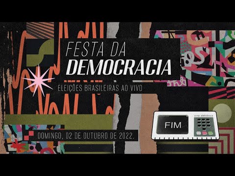 🔴APURAÇÃO AO VIVO: Festa da Democracia