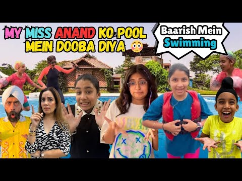 My Miss Anand Ko Pool Mein Dooba Diya - Baarish Mein Swimming | RS 1313 SHORTS | Ramneek Singh 1313