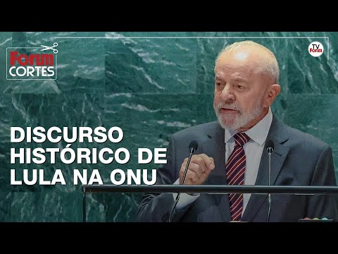 Lula na abertura da 79ª Assembleia Geral da Organização das Nações Unidas