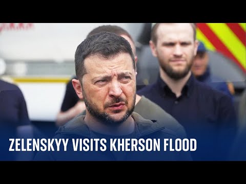 Ukraine War: Zelenskyy visits Kherson region after dam breach