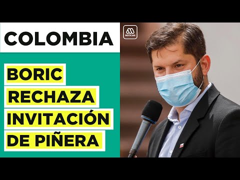 Presidente electo rechaza invitación de Sebastián Piñera a gira por Colombia