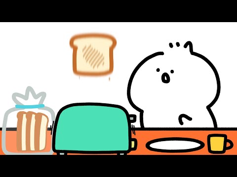 食パンを焼く
