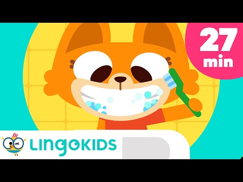 BRUSHING TEETH SONG 🦷🎶+ More Songs for kids | Lingokids