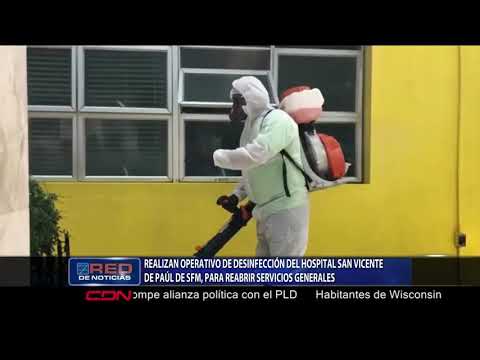 Realizan operativo de desinfección en hospital San Vicente de Paúl  para reabrir servicios generales