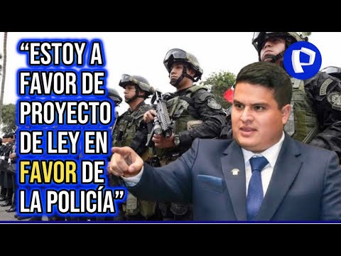 Diego Bazán a favor de proyecto que propone que policías puedan abatir a delincuentes