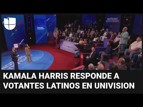 Los momentos más destacados del foro de Kamala Harris con votantes latinos en Univision